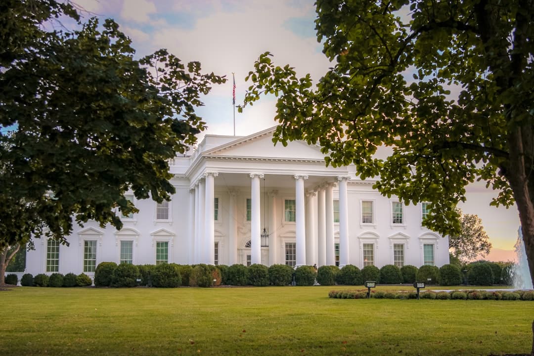 Sunset at the White House