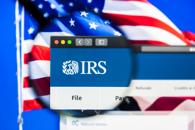 Los Angeles, California, USA - 23 March 2019: Illustrative Editorial of Internal Revenue Service website homepage. IRS