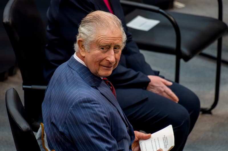 close up portrait of King Charles III. in the Bundestag, 2023