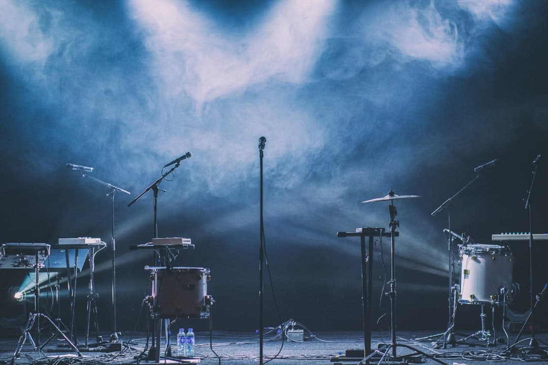 Live music stage