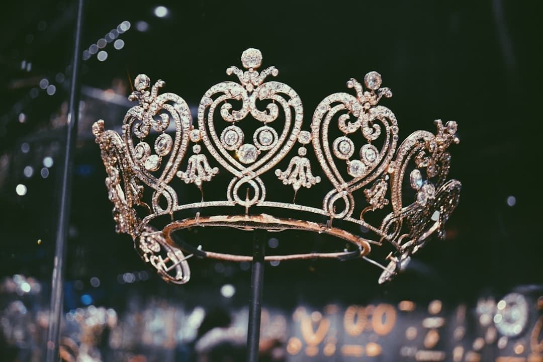 The Manchester Tiara on display at the Victoria and Albert Museum (V&A), London, United Kingdom