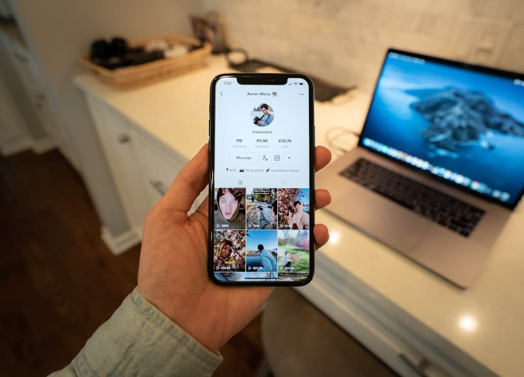 iPhone 11 Pro TikTok Profile