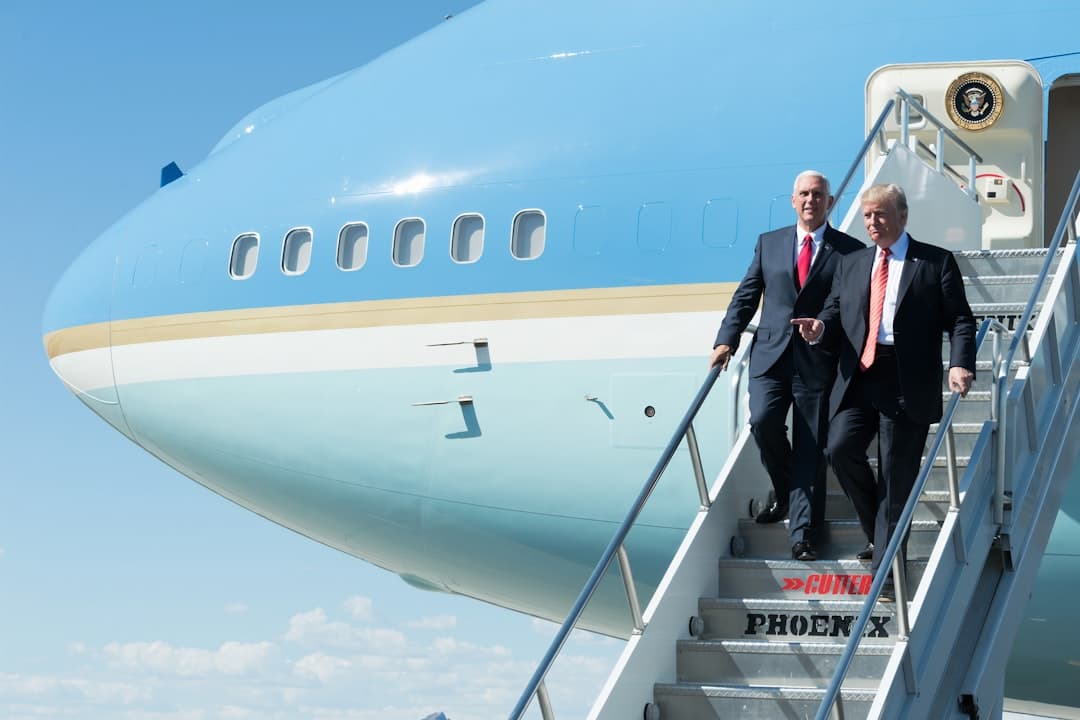 President Donald J. Trump and Vice President Mike Pence. August 22, 2017
